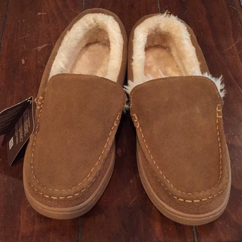 Lamo suede moccasins (sz 9 men)